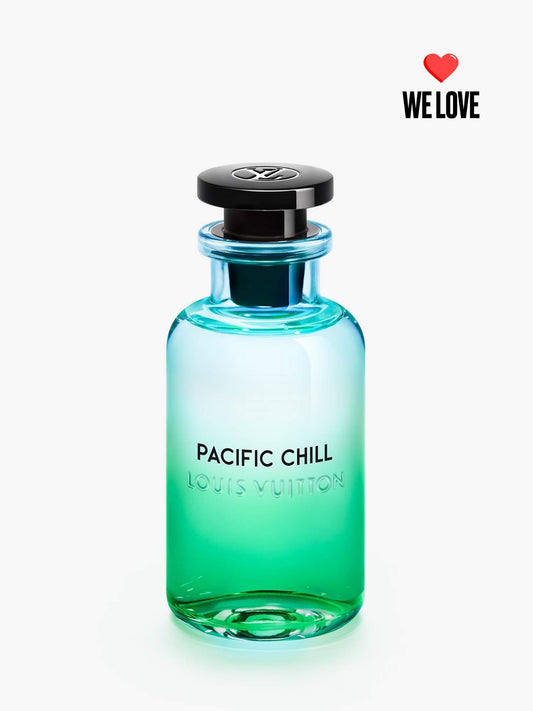 Louis Vuitton Pacific Chill is like the endless ocean breathing new life with each wave, as it whispers the serene warmth of dawn as it kisses the skin. A fruity, tropical paradise.