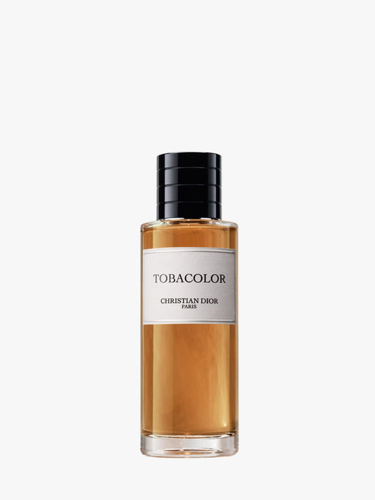 From Dior's La Collection Privée (Private Collection) - Tobacolor is a&nbsp;rich, unisex fragrance that artfully blends sweet, smoky, and spicy elements, capturing the essence of a vibrant bazaar filled with aromatic tobacco and exotic delights.