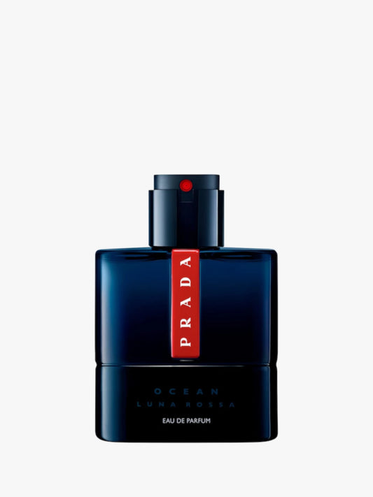 Prada Luna Rossa Ocean bottle on a white background